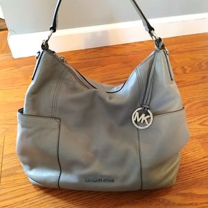 Michael Kors grey satchel/purse